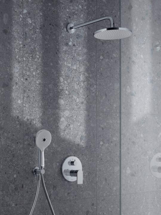 Image du produit Duravit Douchette à main 120 3 jet Click! MinusFlow chrome / blanc (3 Types de jets, 9 l/min)
