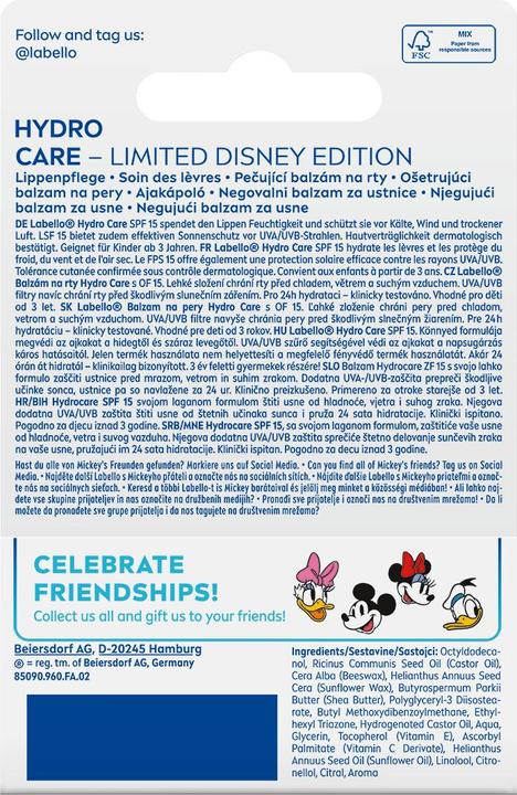 Actual product image Labello Disney Donald Duck Hydro Care (Care pencil)