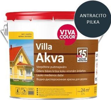 Viva Color PAINT FACADE VILLA AKVA GREY 7016 2.7L