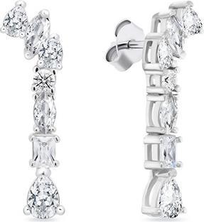 Immagine prodotto Brilio Argento - Orecchini di lusso in argento con zirconi EA998W