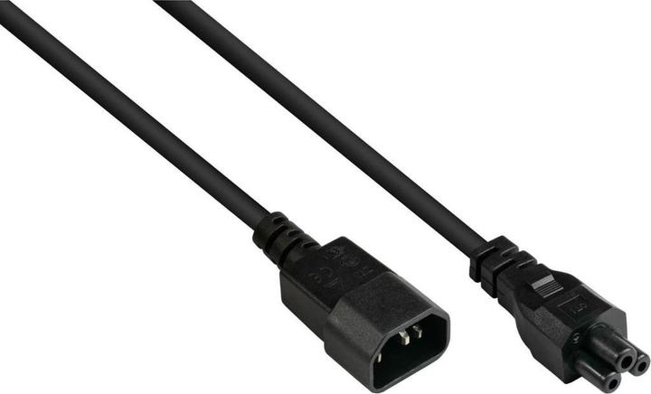 Actual product image Varia Cold-wire extension C14 (straight) to C5 (straight), black, 1.00 mm, 3 m (3 m)