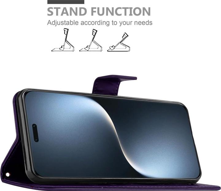 Produktbild Cadorabo Hülle für Honor Magic 7 Lite mit Blumen Muster (Honor Magic7 Lite)
