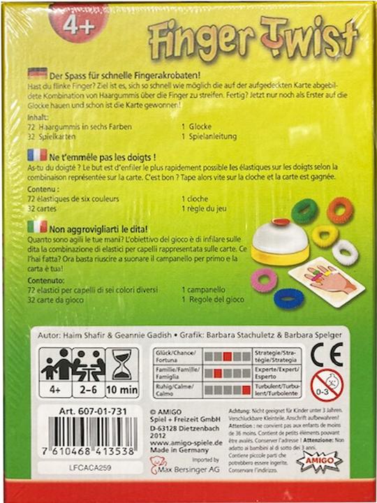 Image du produit Amigo Torsion du doigt (Allemand, Français, Italien)