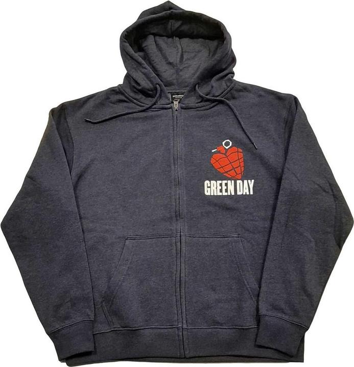 Produktbild Green Day American Idiot Hoodie mit durchgehendem Reissverschluss (M)