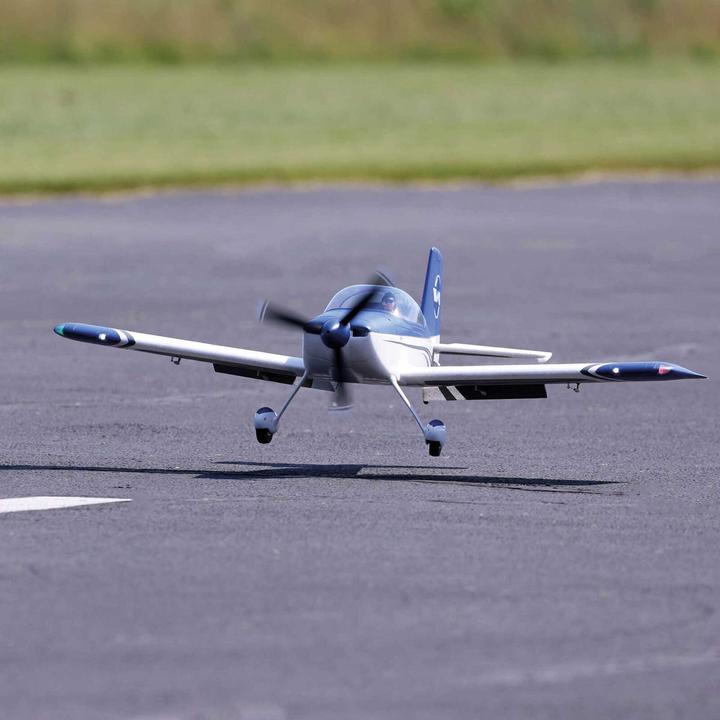 Immagine prodotto E-Flite RV-7 1100mm motore elettrico ala bassa BNF Basic incl. AS3X e SAFE (Motore multiplo)
