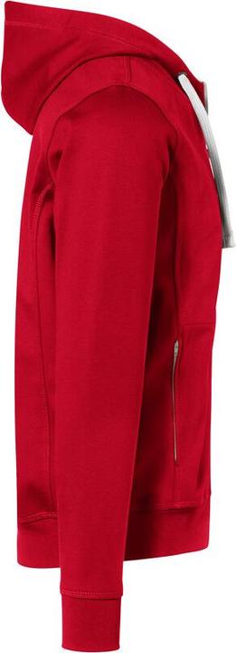 Actual product image Hakro Hooded Jacket Bonded red/silver, S (S)