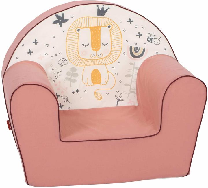 Image du produit Knorrtoys Fauteuil pour enfants - "Lion Leo rose (Fauteuil pour enfants)