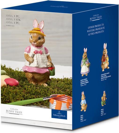 Produktbild Villeroy & Boch Deko Hase Anna BUNNY TALES (1 x, 5 x 6 x 12.5 cm)