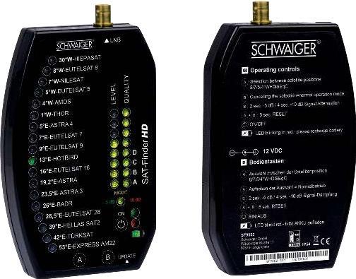 Actual product image Schwaiger SF 9002 SET SAT-Finder HD in case incl. mounting accessories - Satfinder (Measurement technology)
