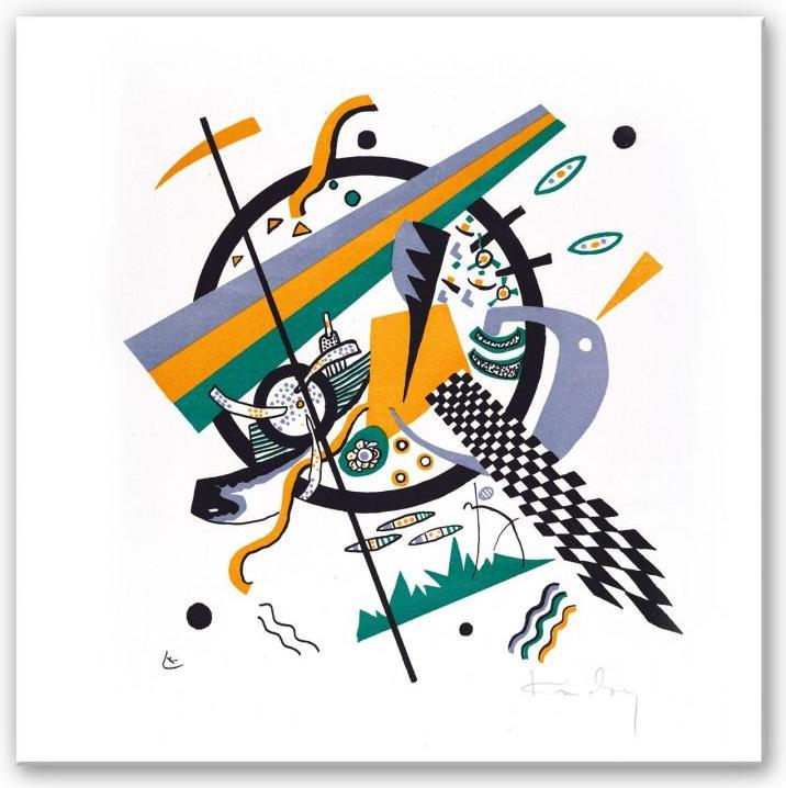 Actual product image Trenddeko Kandinsky - Small worlds 4 (30 x 30 cm)