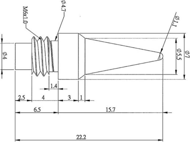 Image du produit Velleman Spare Bit pour fer à souder à gaz (Pièce de rechange)