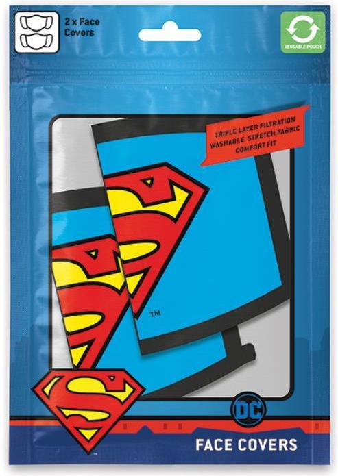 Produktbild Pyramid Superman: Mundschutz Logo (2er Set) (2 x)
