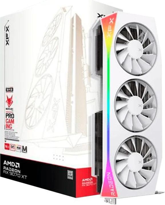 Immagine prodotto XFX Mercury Radeon RX 9070 XT OC White Magnetic Air Edition (16 GB)