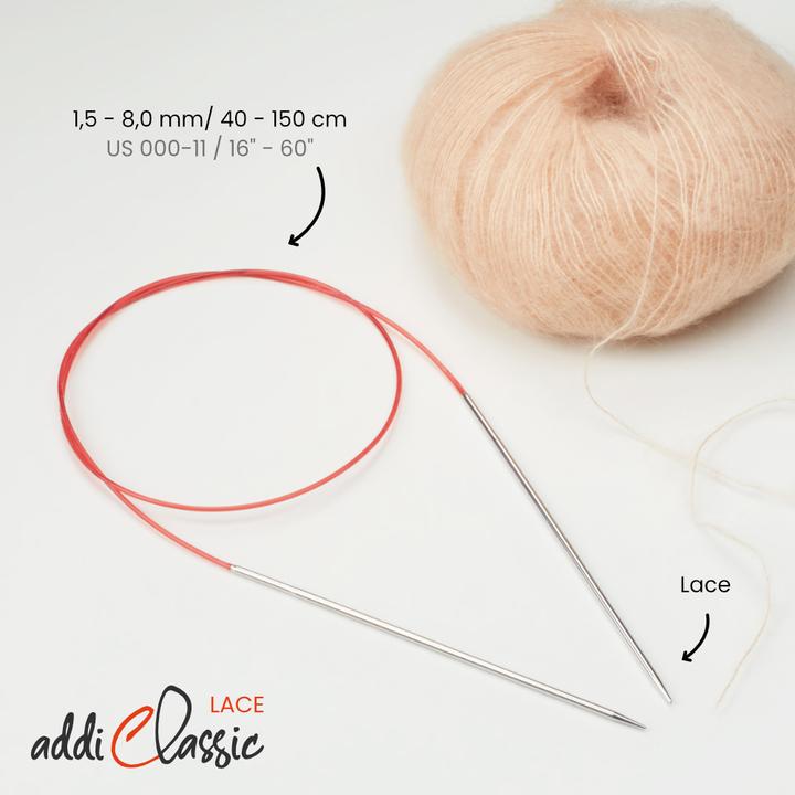 Actual product image addi Fine knitting needles