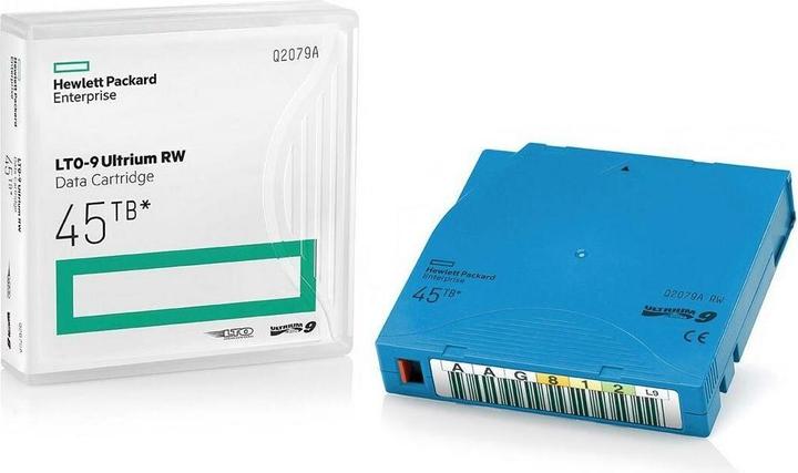 Actual product image HPE LTO-9 Ultrium / RW NO LABEL (LTO-9 Ultrium, 18000 GB)
