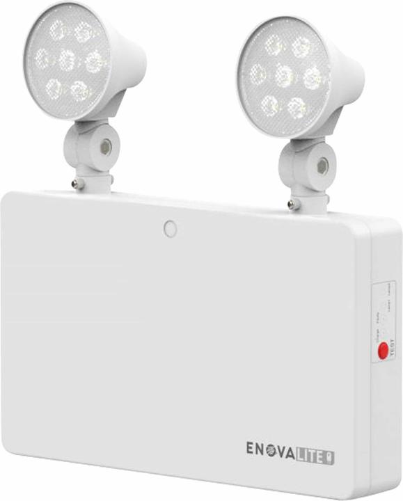 Produktbild Enovalite LED-Fluchtwegleuchte, 6 W, Twin-Spot, Wandmontage