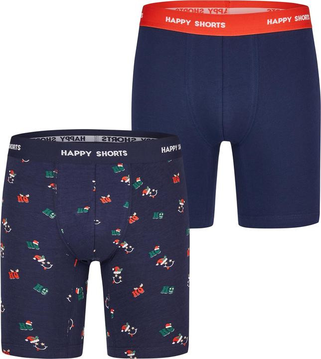 Immagine prodotto Happy shorts Boxer lunghi XMAS (L, Confezione da 2)