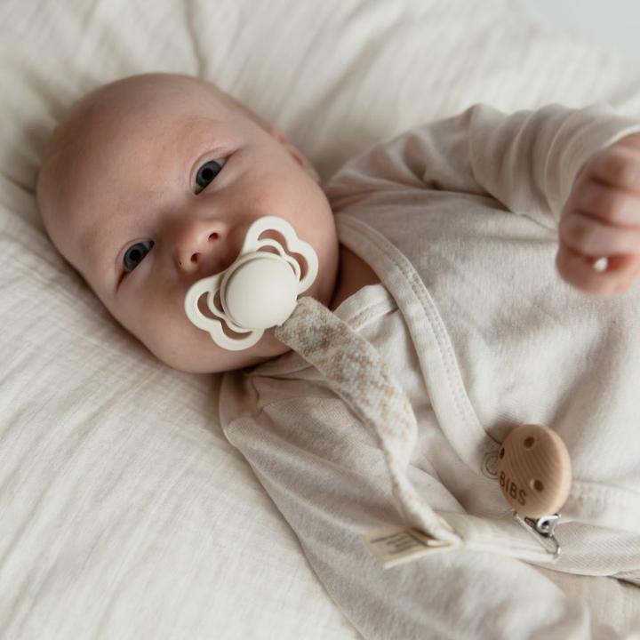 Actual product image Bibs Supreme silicone dummy (pack of 2), Blush & Ivory (size 2, 6-36M) (2 x, 6 - 12 M.)