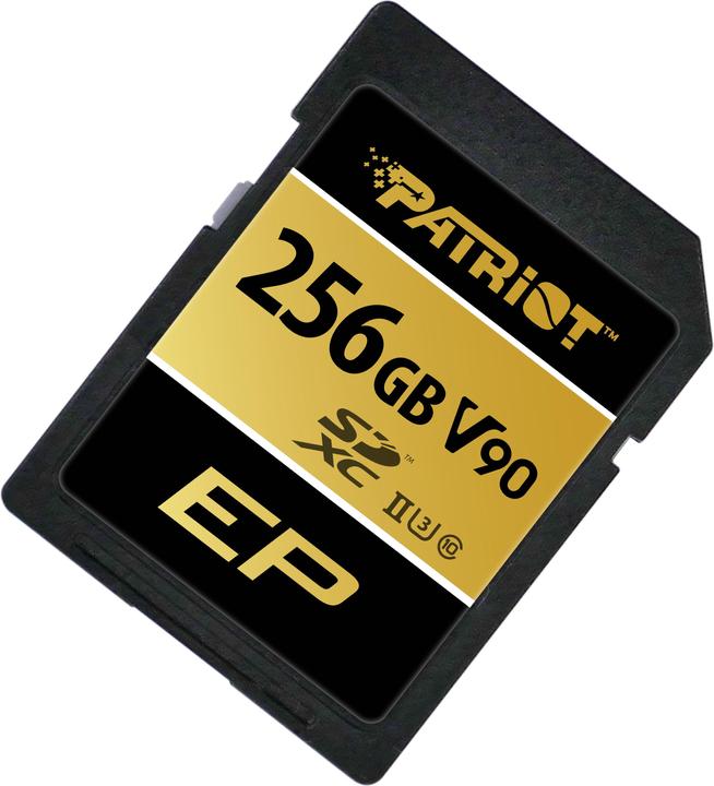 Immagine prodotto Patriot EP SDXC 256 GB Classe 10 UHS-II U3 V90 (256 GB, SDXC, U3, UHS-II)