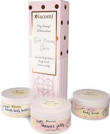 Actual product image Nacomi Honey Waffles Body Wash Jelly 100G + Body Scrub 125G + Body Butter