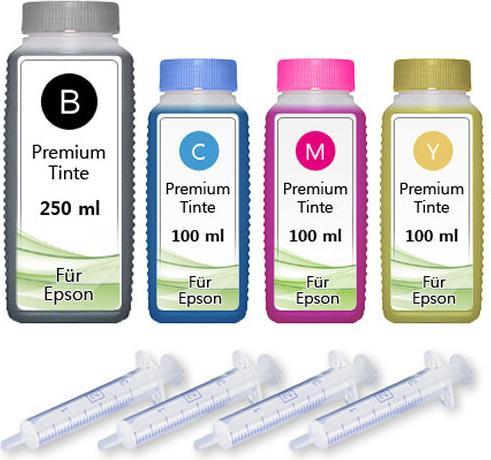 Produktbild Druckfuxx 550ml NACHFÜLL TINTE für EPSON Stylus Office S21 D78 S20 B40W BX300F B
