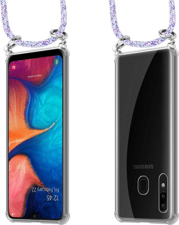 Produktbild Cadorabo TPU Handy Kette SILBER Cover