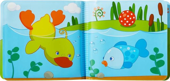 Actual product image Haba Bathing book Schwimmente (German, French, English)