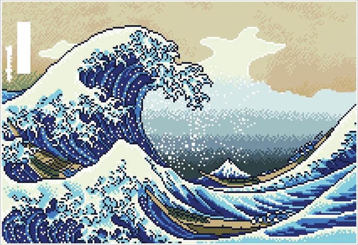 Image du produit Diamond Dotz La grande vague au large de Kanagawa