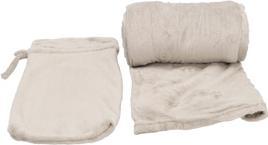 Image du produit Atmosphera Plaid Row 150X200Cm Beige Polyester 100% Recyclé (150 x 200 cm)