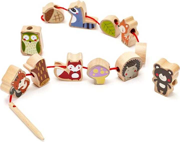 Image du produit Classic World Monde classique Perles en bois Animaux de la forêt