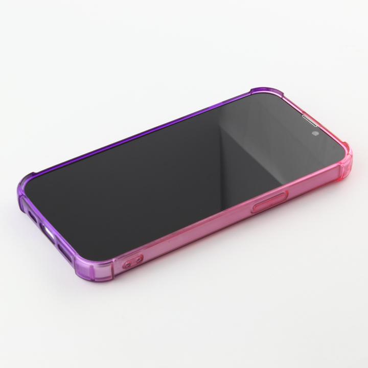 Produktbild PhoneLook Hülle Gummi Bumper Rainbow mit extra Schutz für Ecken Antischock rosa t (Apple iPhone 14 Pro)