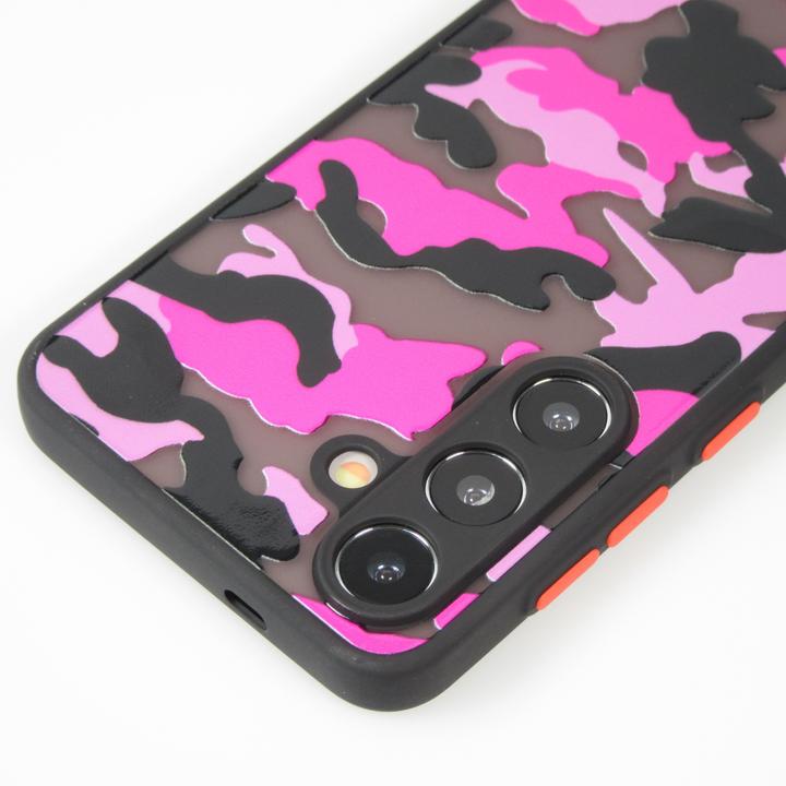 Image du produit PhoneLook Coque Semi Transparent blurry Design Camouglage (Samsung Galaxy S24)