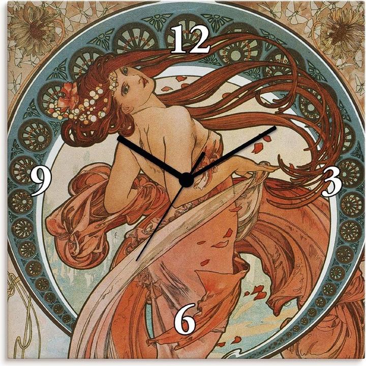 Artland Orologio da parete Quattro arti: La danza. 1898. (30 cm)