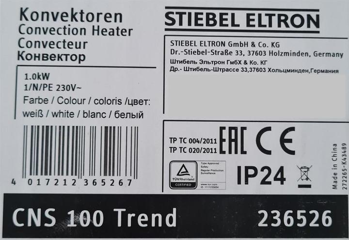 Produktbild Stiebel Eltron CNS 100 Trend (1000 W)