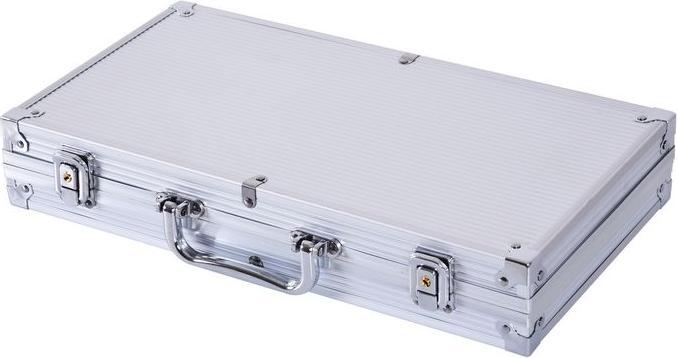 Actual product image Swisshandel24 Poker case poker set 300 poker chips 2x pack of cards 5x dice 1x aluminium case poker set chips