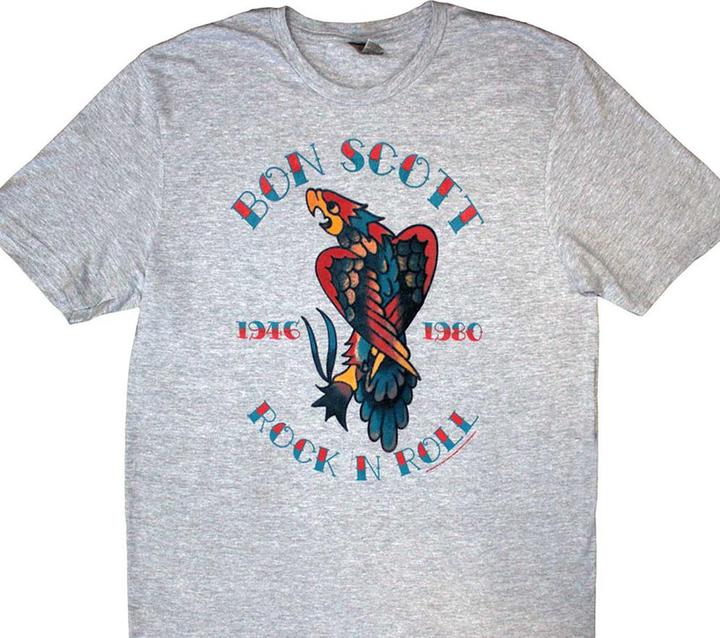 Image du produit Bon Scott - T-shirt ROCK N ROLL - Adulte (L)