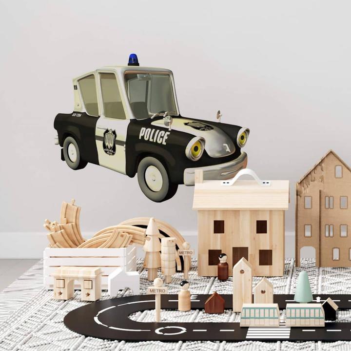 Actual product image Trenddeko Police car (23 x 18 cm)