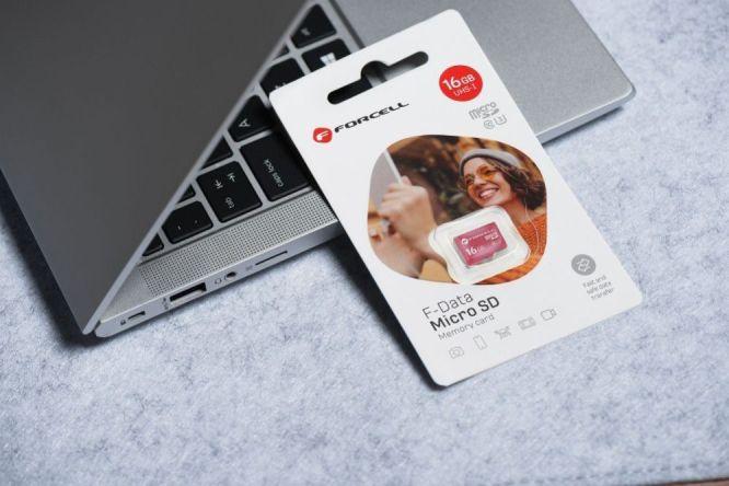 Forcell Memory cards F-DATA memory card 16GB UHS-I U3 class 10 (16 GB, microSDHC, U3, UHS-I)