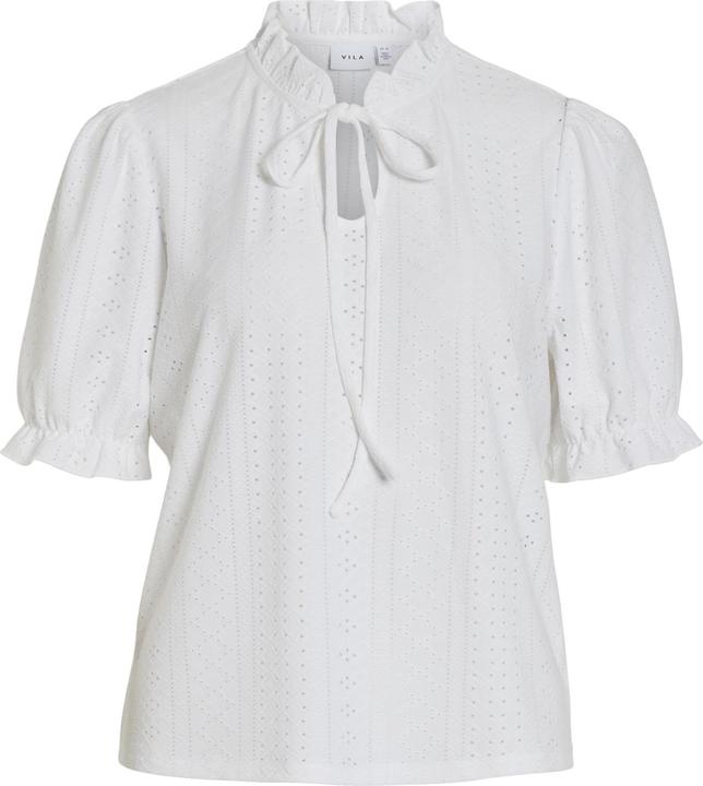 Actual product image Vila Tie neck top with short sleeves (L)