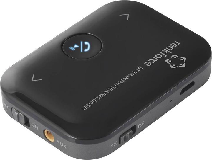 Actual product image Renkforce Bluetooth audio transmitter and receiver with battery and microphone (Transmitter & Receiver)