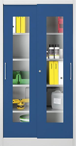 Produktbild Mauser Sichtfenster-Schiebetürschrank (100 cm, 195 cm)
