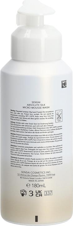 Sensai Absolue Silk Micro Mss Wash (Mousse, 180 ml)