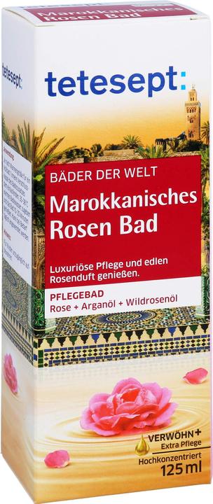 Produktbild Tetesept Medizinalbad Bäder der Welt Marokkanisches Rosen 125 ml (125 ml, Badeperlen)