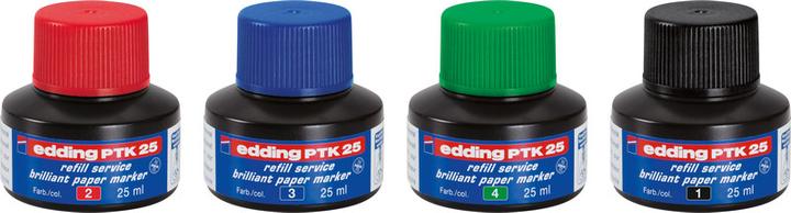 Actual product image Edding Refill ink 25ml, black (Marker Refill Ink, Black)