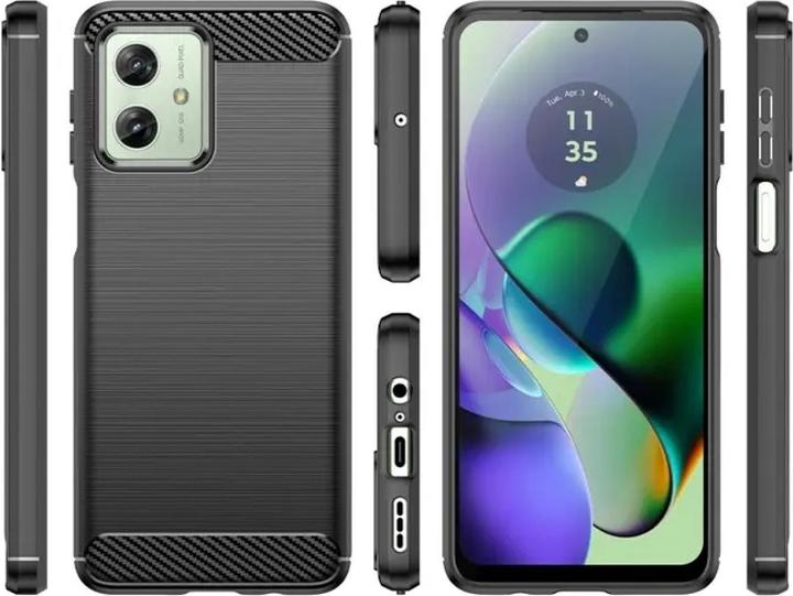 Produktbild Screenguard Motorola Moto G54 5G Hülle Carbon Brushed Soft TPU (Motorola Moto G54)