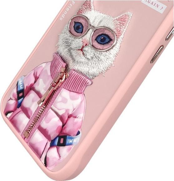 Immagine prodotto Nimmy case iPhone 16 6.1" pink Cool&Cute 2.0 Cat (Apple iPhone 16)