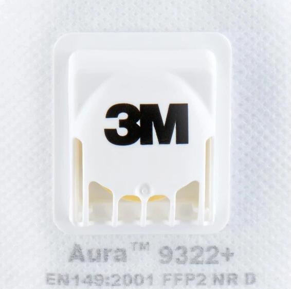 Produktbild 3M Atemschutzmaske Aura 9322+C2 (FFP2, 2 x)