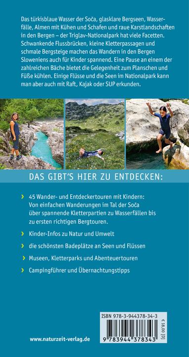 Produktbild Naturzeit mit Kindern: Soca und Triglav Nationalpark (Deutsch, Eva Wiemers, 2022)