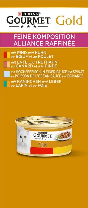Immagine prodotto Gourmet Composizioni fini in oro (Adulto, 8 pz., 680 g)