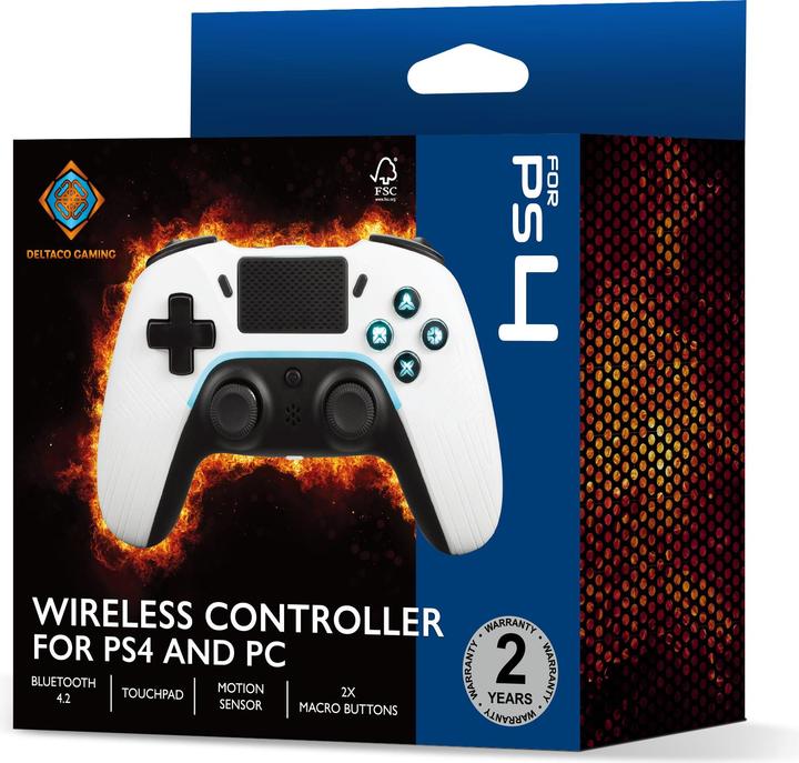 Image du produit Deltaco Gaming Wireless PS4 & PC Controller (Android, PS4, PC)